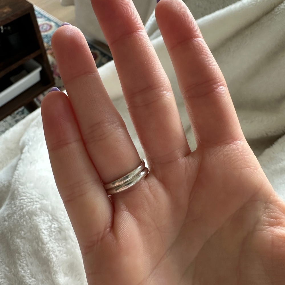 Beautiful moonstone ring 925 silver size 6.5 - Picture 2 of 4